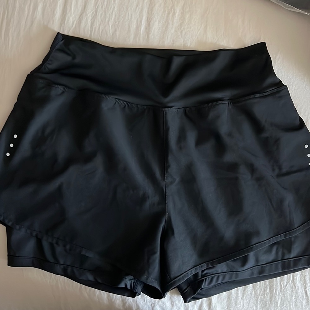 Shorts with built in biker shorts